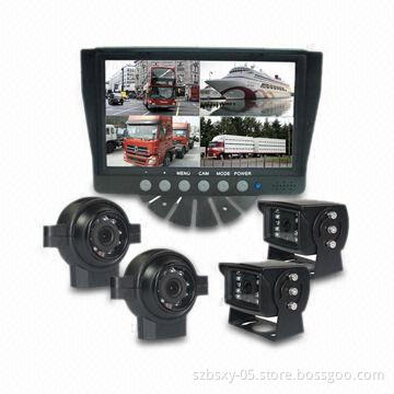 Car Rearview System with 7-inch Digital Monitor and Rearview Cameras